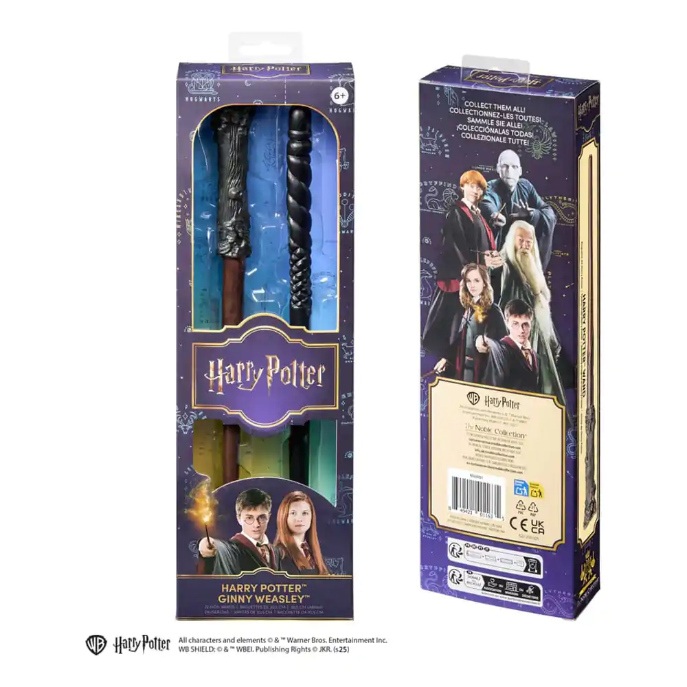 Harry Potter Doppelpack Rollenspiel Stäbe Harry Potter & Ginny Weasley 30 cm Produktfoto