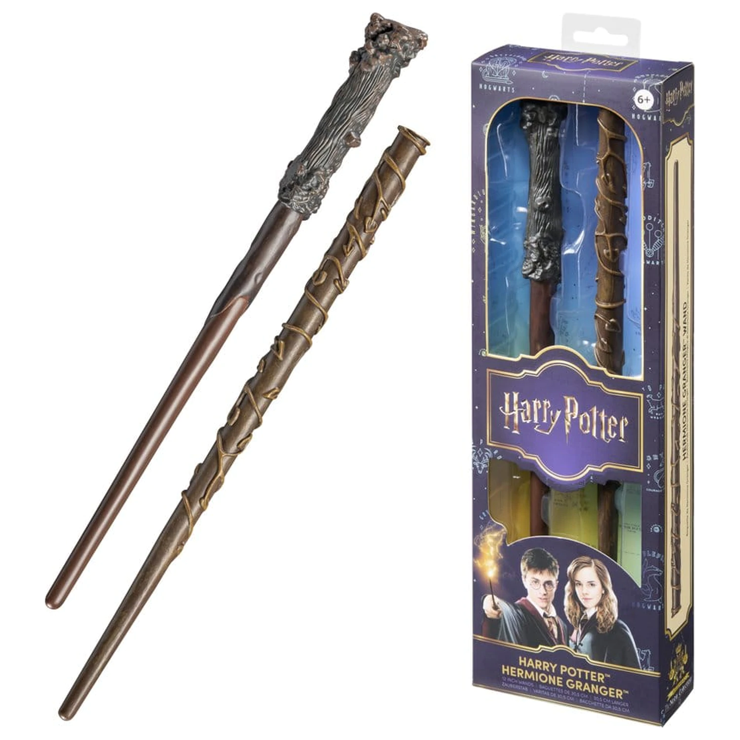 Harry Potter Rollenspiel Replika Zauberstäbe 2er-Pack Harry Potter & Hermione Granger 31 cm Produktfoto