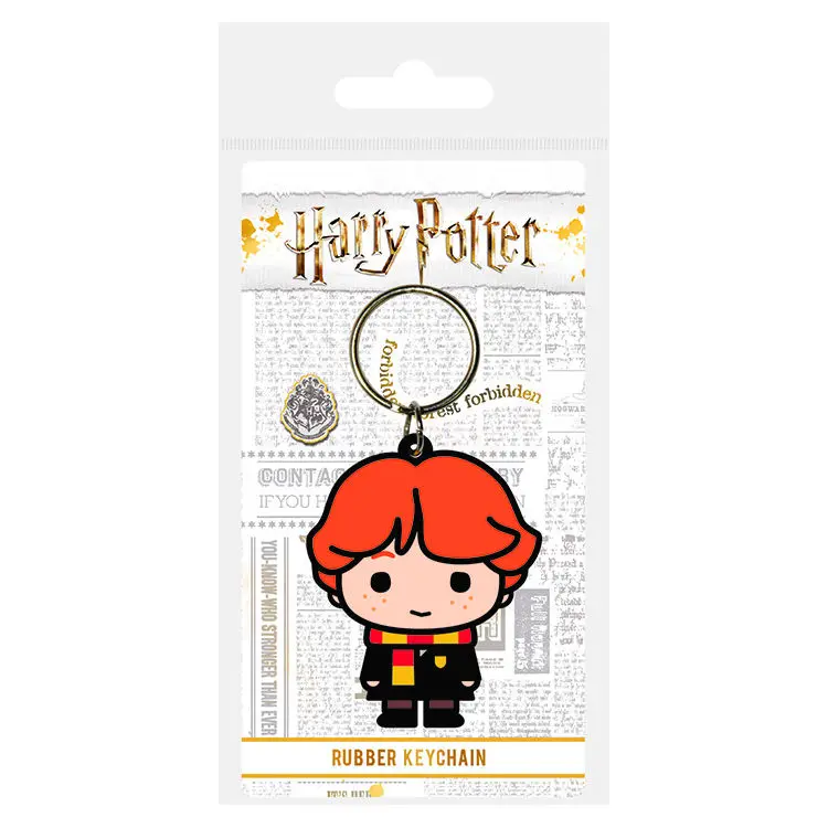 Harry Potter Gummi-Schlüsselanhänger Chibi Ron 6 cm Produktfoto
