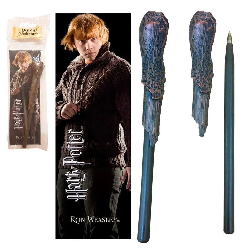 Harry Potter Ron Weasley Zauberstab Kugelschreiber und Lesezeichen termékfotó