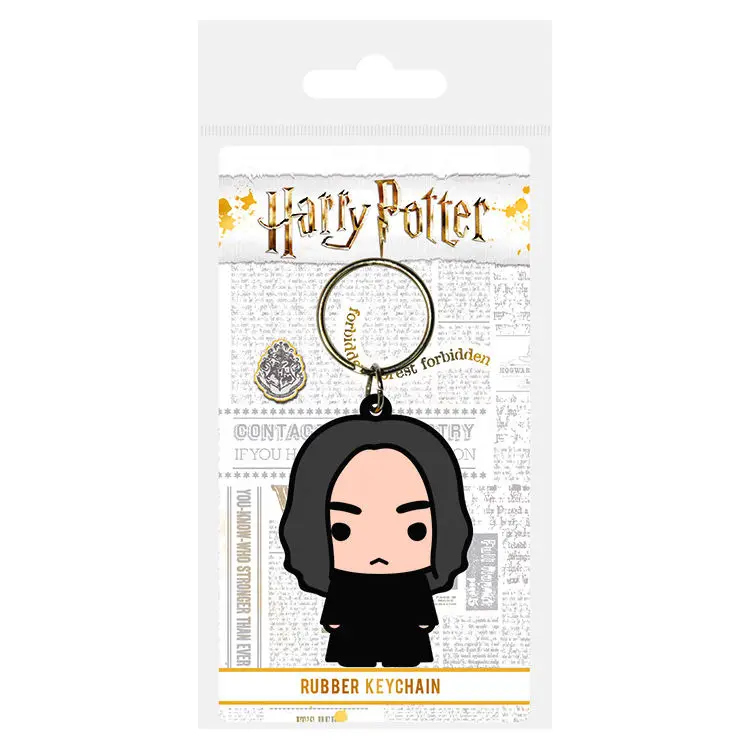 Harry Potter Gummi-Schlüsselanhänger Chibi Snape 6 cm Produktfoto
