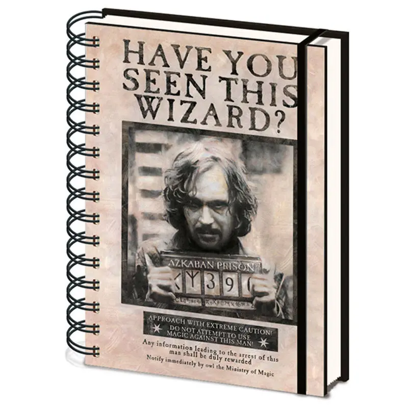 Harry Potter Notizbuch A5 Wanted Sirius Black Produktfoto