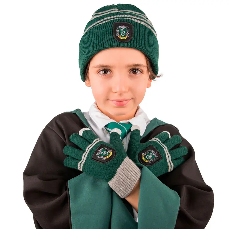 Harry Potter Kids Beanie & Handschuhe Set Slytherin termékfotó