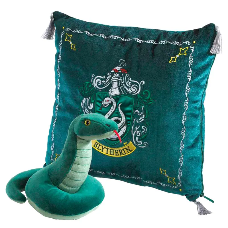 Harry Potter House Mascot Kissen mit Plüschfigur Slytherin termékfotó