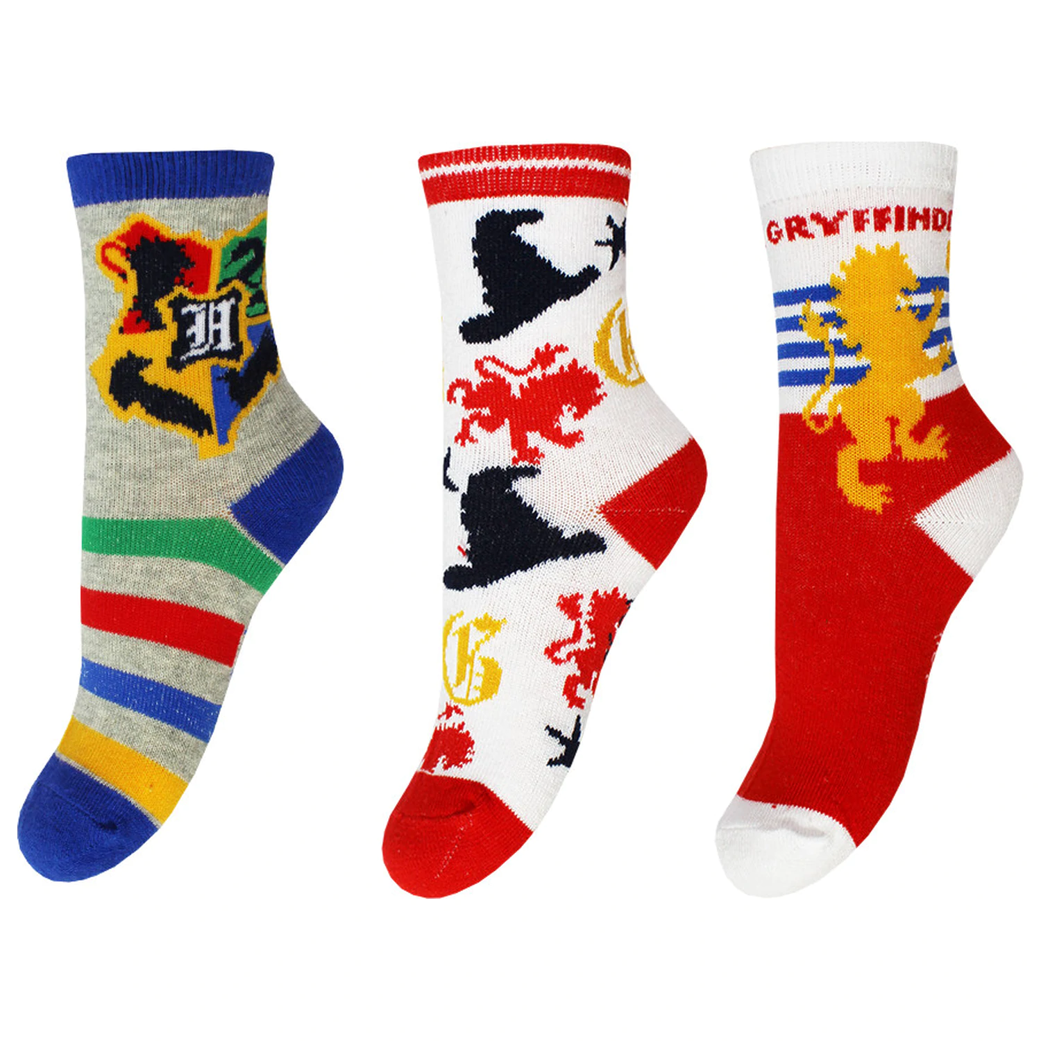 Harry Potter Sorting Hat Weiße Kindersocken 27/30 Produktfoto