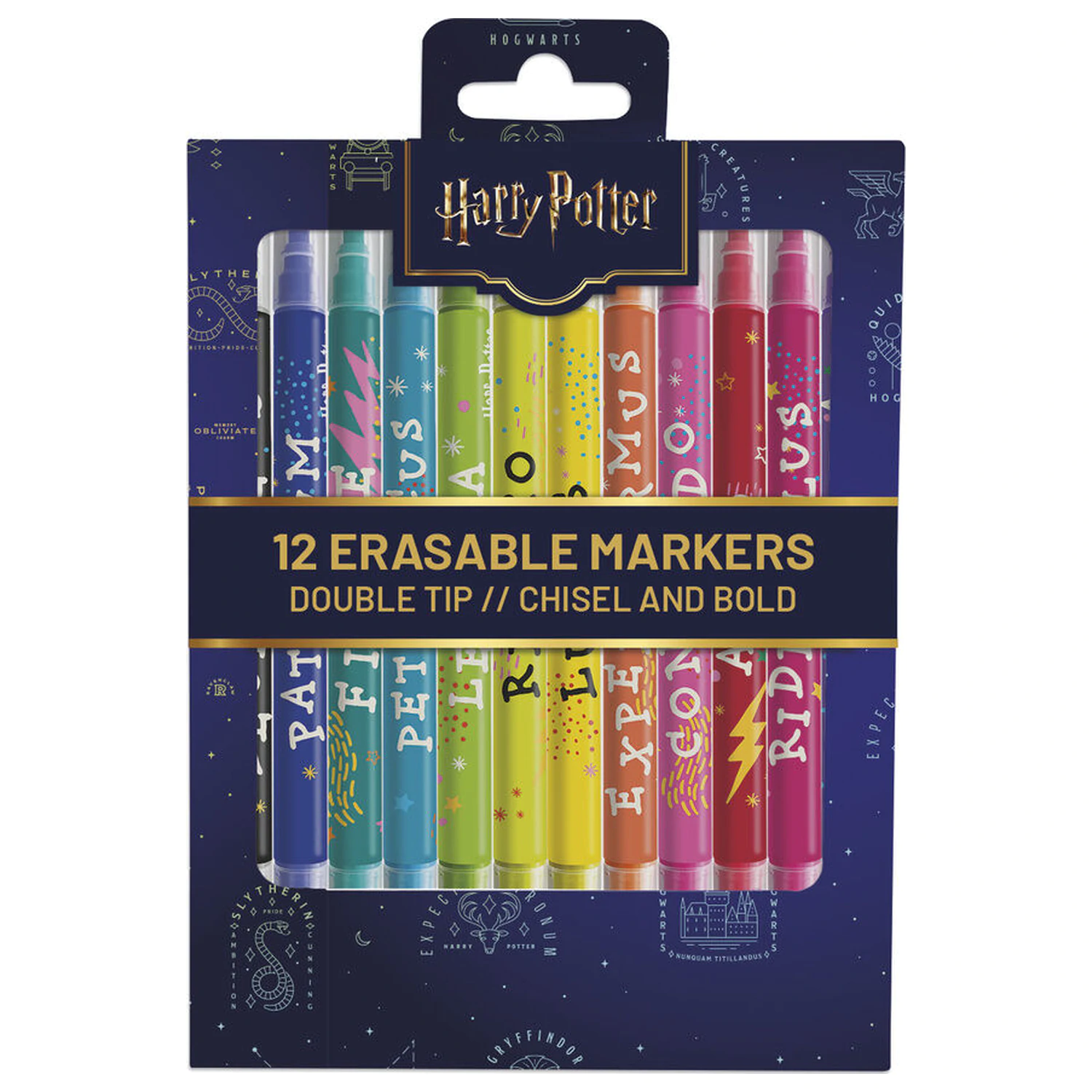 Harry Potter Spells Set mit 12 ausradierbaren Markern Produktfoto