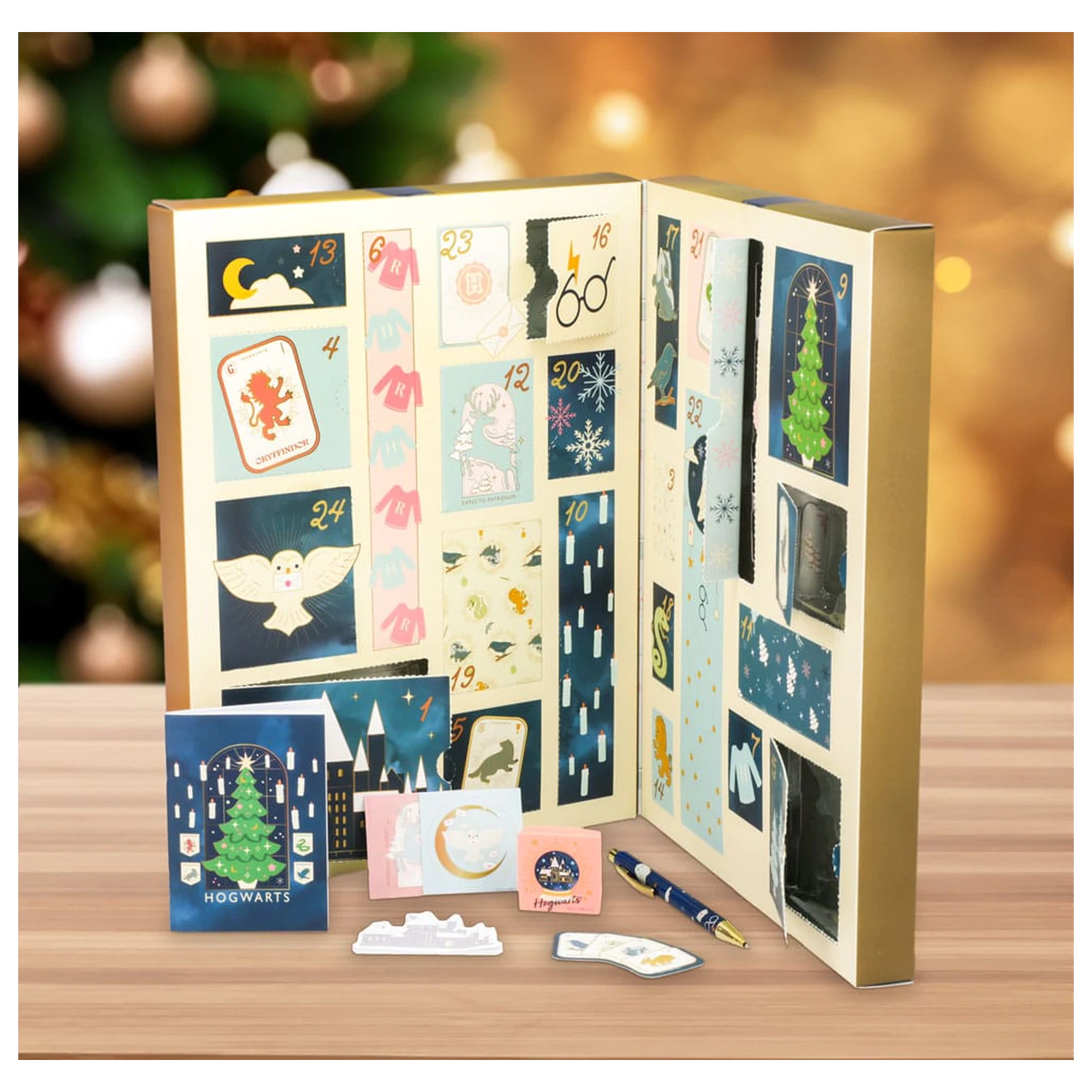 Harry Potter Adventskalender Schreibwaren 24 Tag Hogwarts Produktfoto