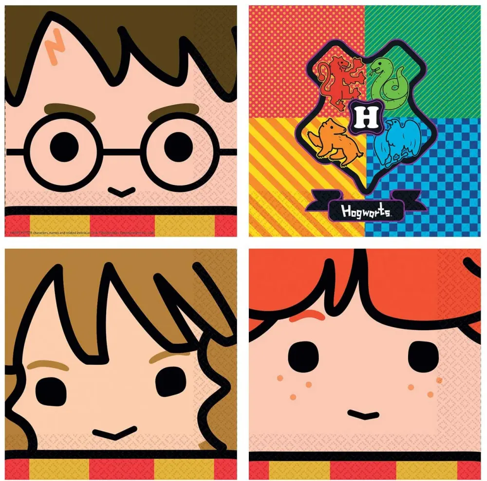 Harry Potter Servietten, 16 Stück, 33*33 cm Produktfoto