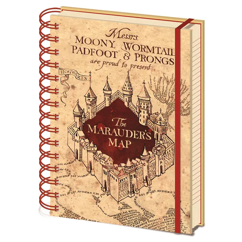 Harry Potter Notizbuch A5 Marauders Map termékfotó