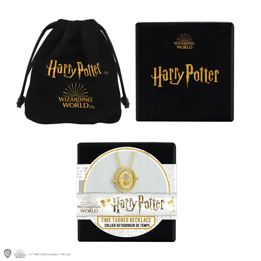 Harry Potter Halskette & Anhänger Zeitumkehrer mit Geschenbox termékfotó