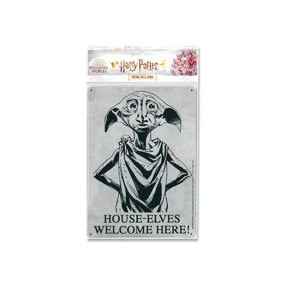 Harry Potter Blechschild House-Elves 15 x 21 cm termékfotó