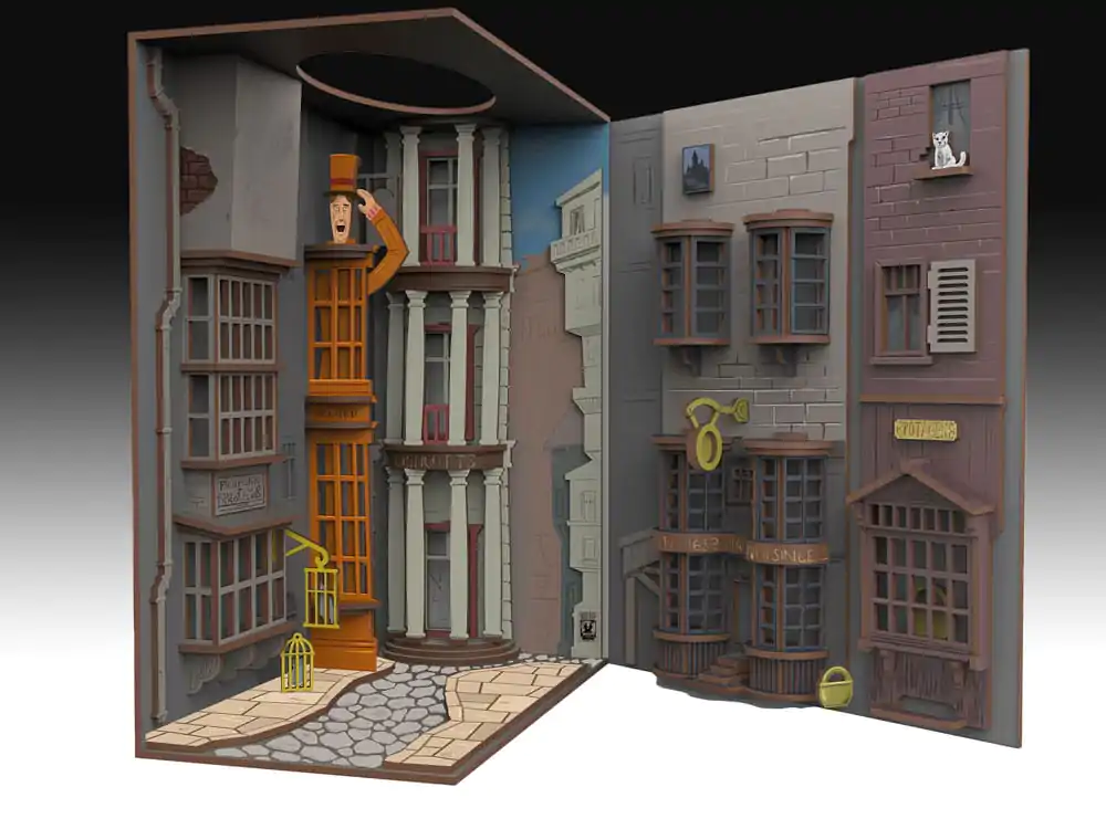 Harry Potter Tiny Adventures Book Nook Mini-Diorama Winkelgasse 23 cm termékfotó