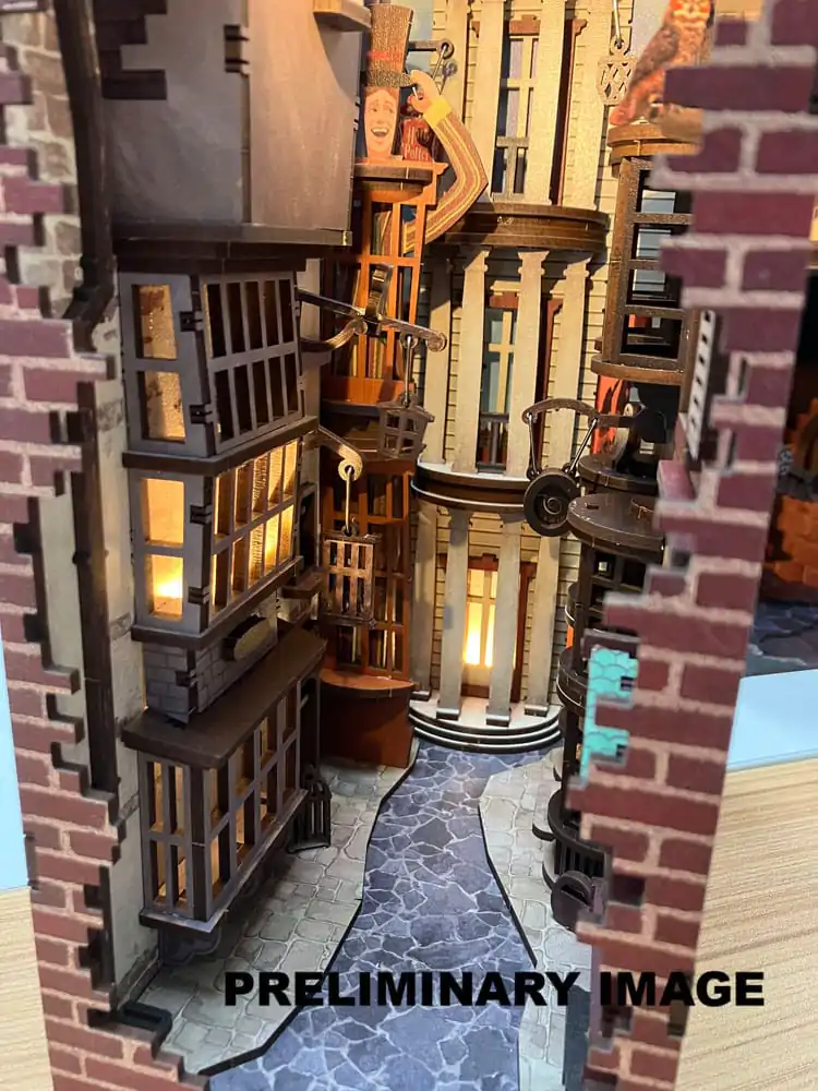 Harry Potter Tiny Adventures Book Nook Mini-Diorama Winkelgasse 23 cm termékfotó