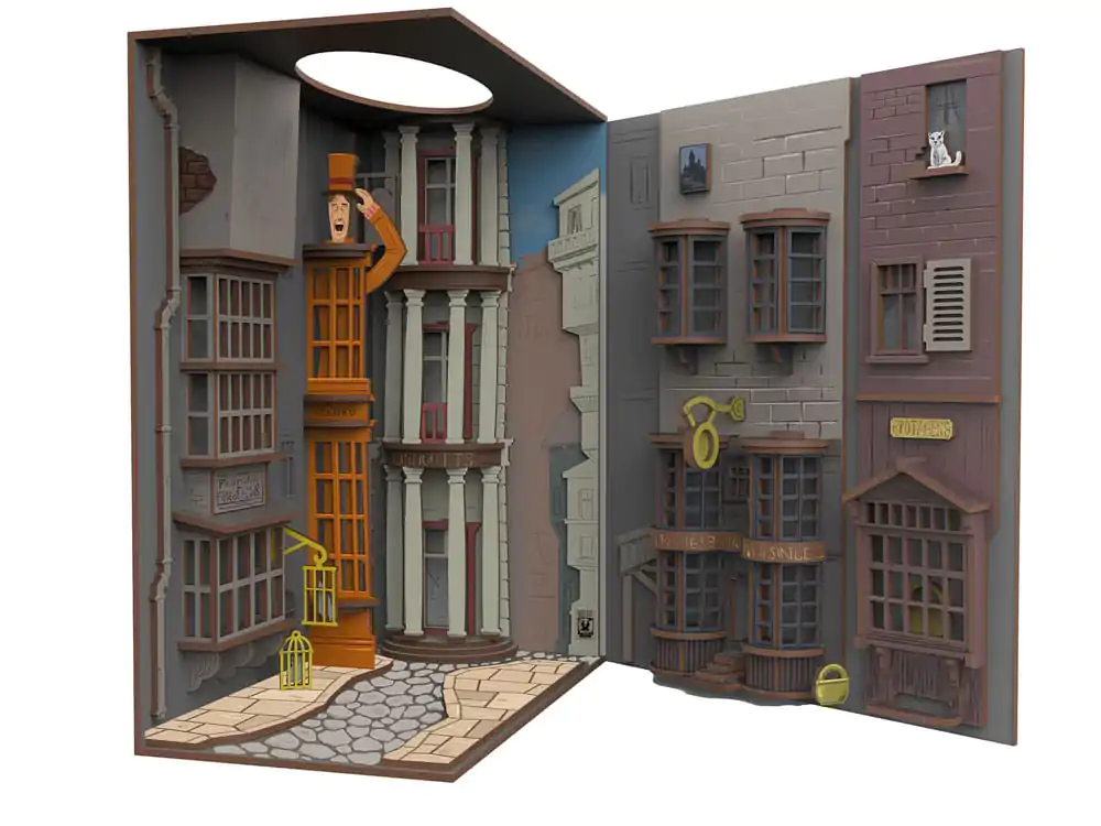 Harry Potter Tiny Adventures Book Nook Mini-Diorama Winkelgasse 23 cm termékfotó