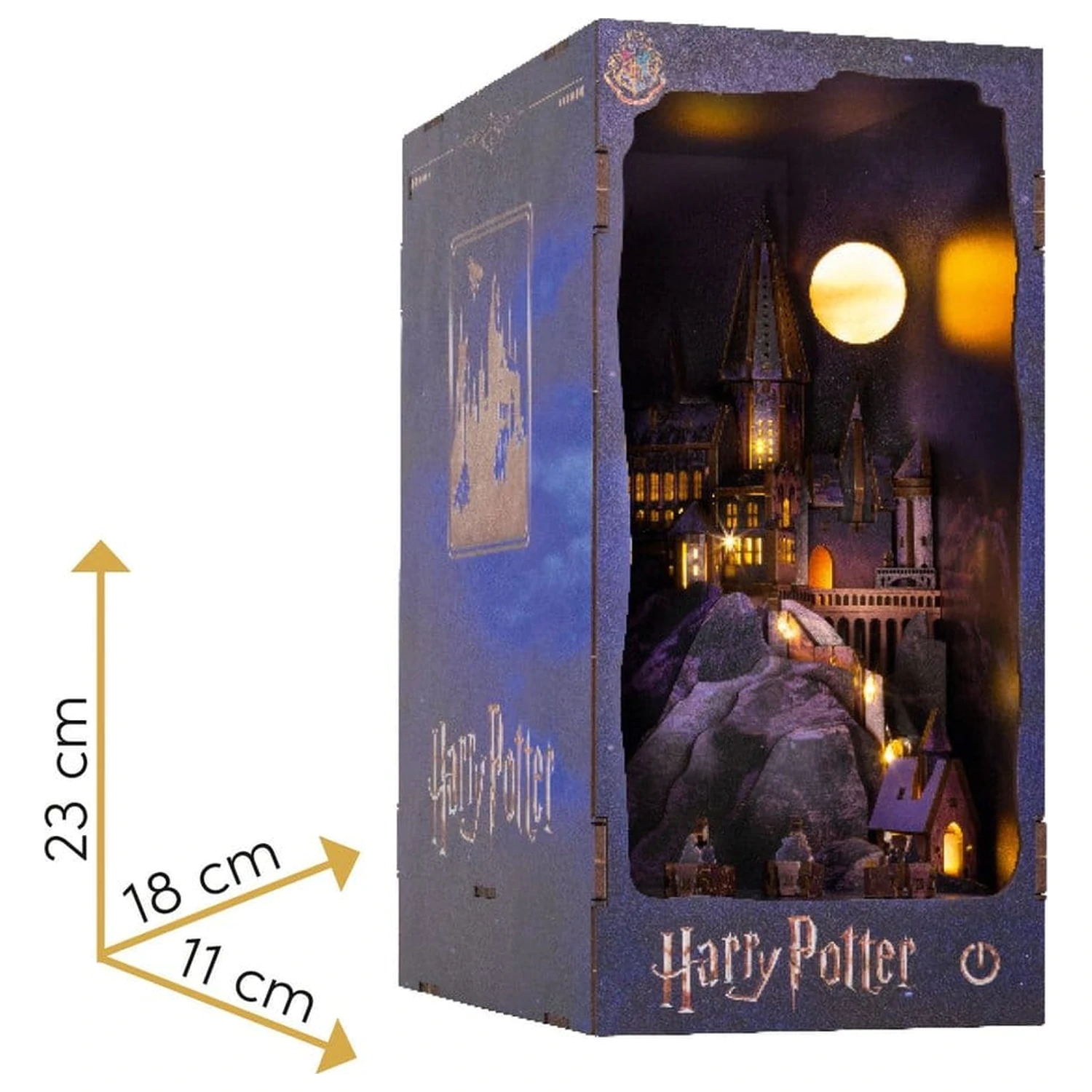 Harry Potter Tiny Adventures Buchnische Mini Diorama Hogwarts Schloss 18 cm Produktfoto