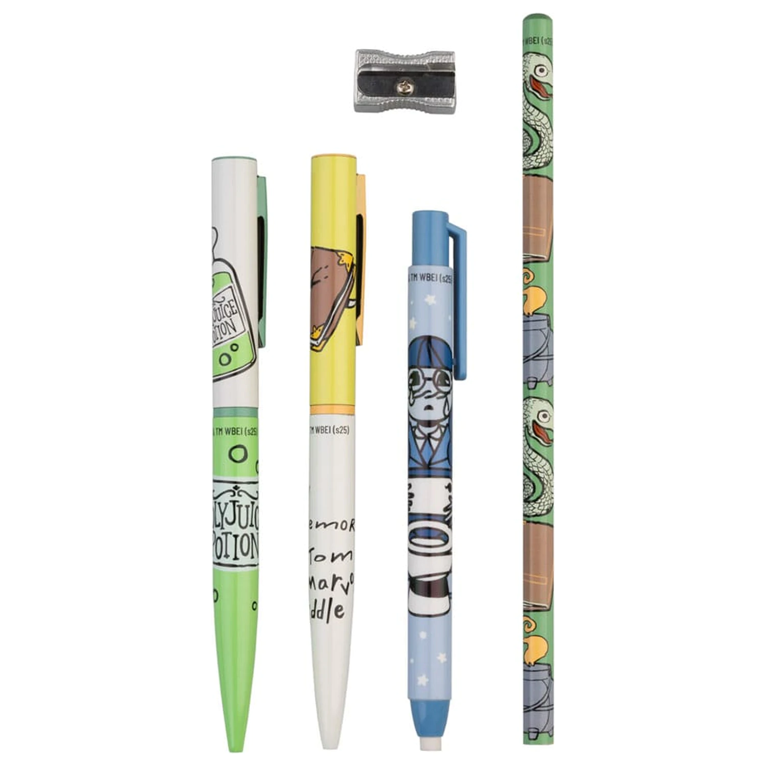 Harry Potter Bleistifthalter + Bleistifte Produktfoto