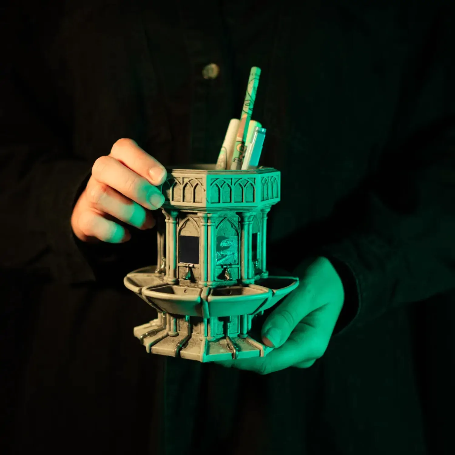 Harry Potter Bleistifthalter + Bleistifte Produktfoto