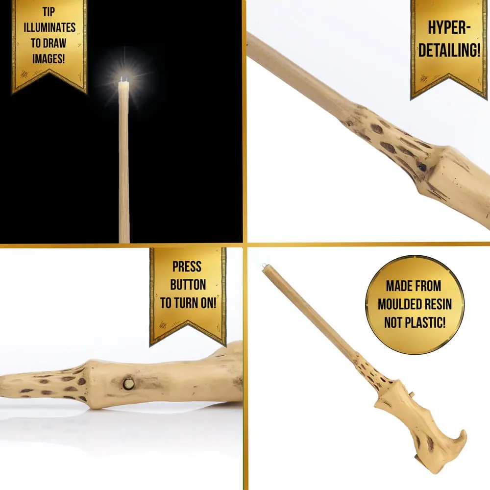 Harry Potter Lichtmaler Zauberstab Voldemort 18 cm Produktfoto
