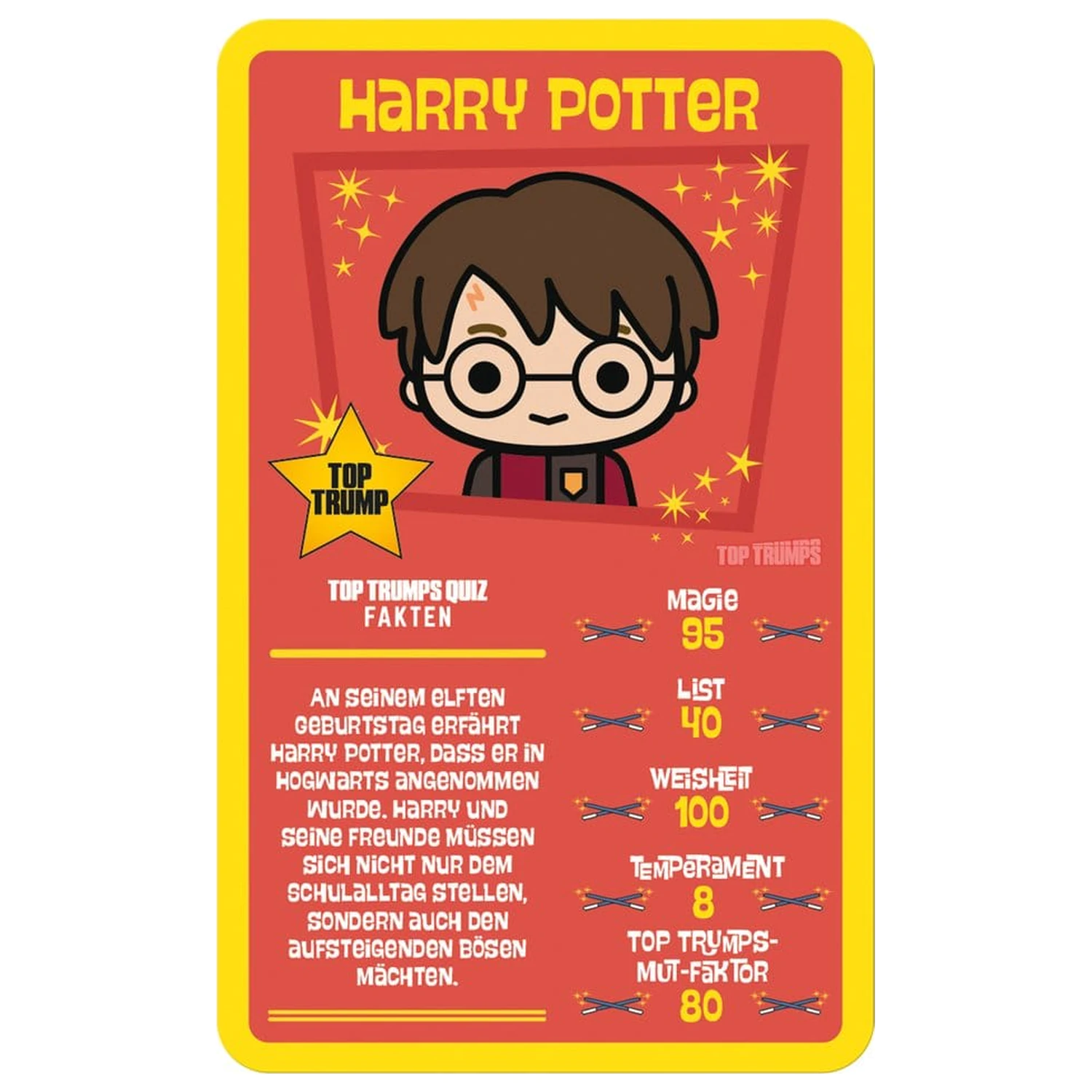 Harry Potter Kartenspiel Top Trumps Chibi Style *deutsche Version* Produktfoto