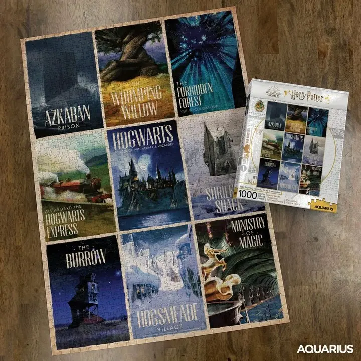 Harry Potter Puzzle Travel Posters (1000 Teile) Produktfoto