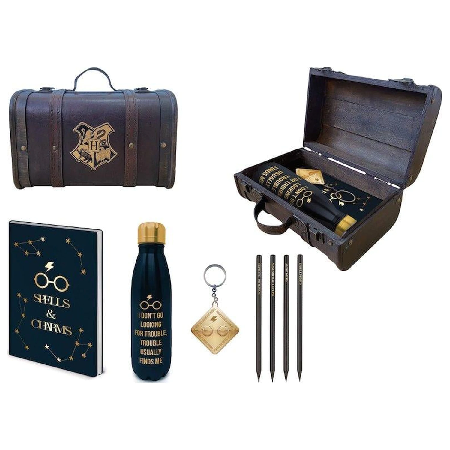 Harry Potter Premium Truhe Geschenkset Trouble Finds Me Produktfoto