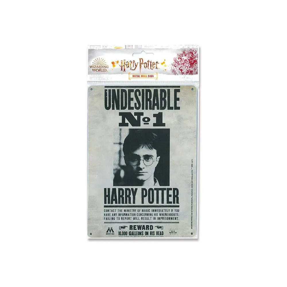 Harry Potter Blechschild Undesirable No. 1 15 x 21 cm termékfotó