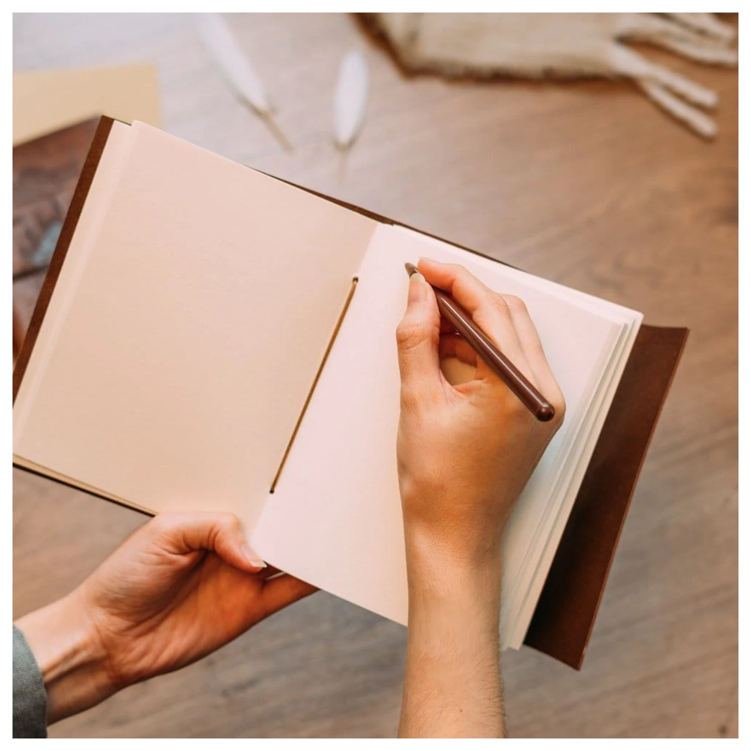 Harry Potter Notizbuch aus veganem Leder Produktfoto