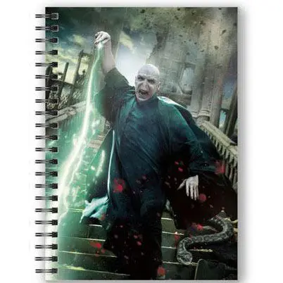 Harry Potter Notizbuch mit 3D-Effekt Voldemort Poster Produktfoto