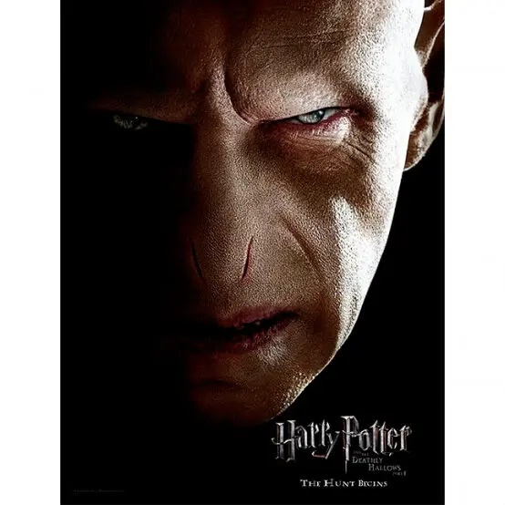 Harry Potter Voldemort Face Glas Poster Produktfoto
