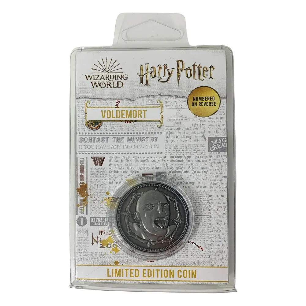 Harry Potter Sammelmünze Voldemort Limitierte Edition Produktfoto