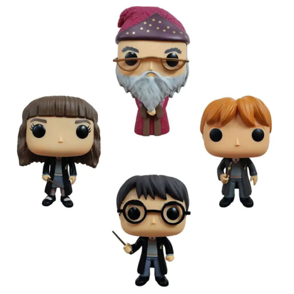 Harry Potter POP! Movies Vinyl Figuren 4er-Pack W1 9 cm Produktfoto