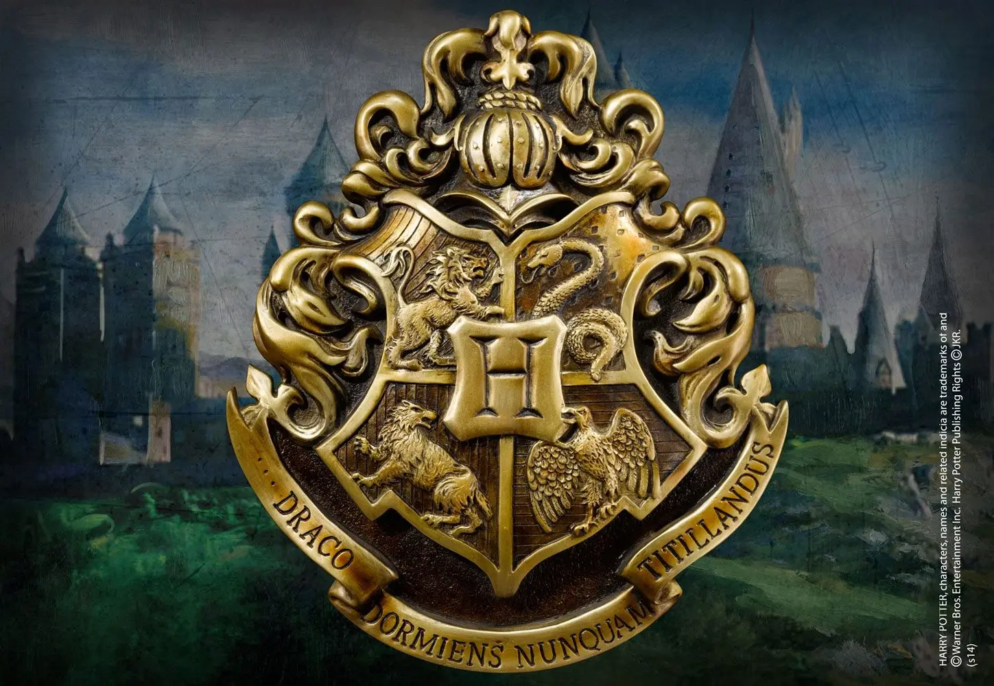Harry Potter Wall Art Hogwarts School Crest 28 x 31 cm Produktfoto