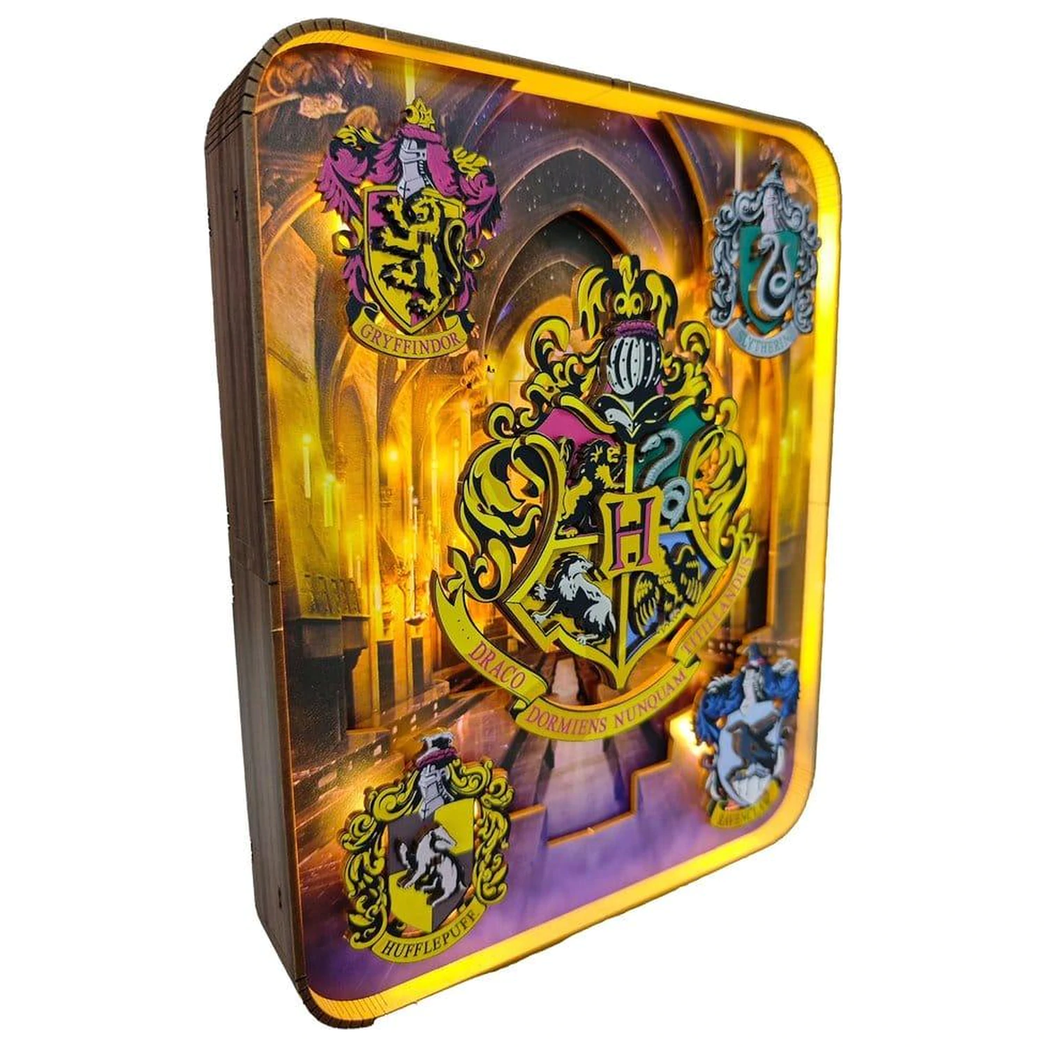 Harry Potter Wandrahmen Coat of Arms xx Stk + LED Licht Produktfoto