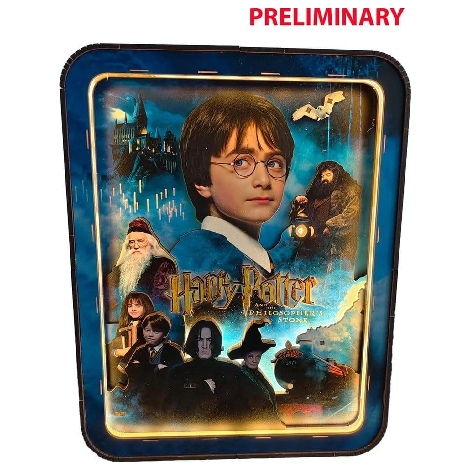 Harry Potter Wall Frame The Philosopher's Stone xxpc + LED Light Produktfoto