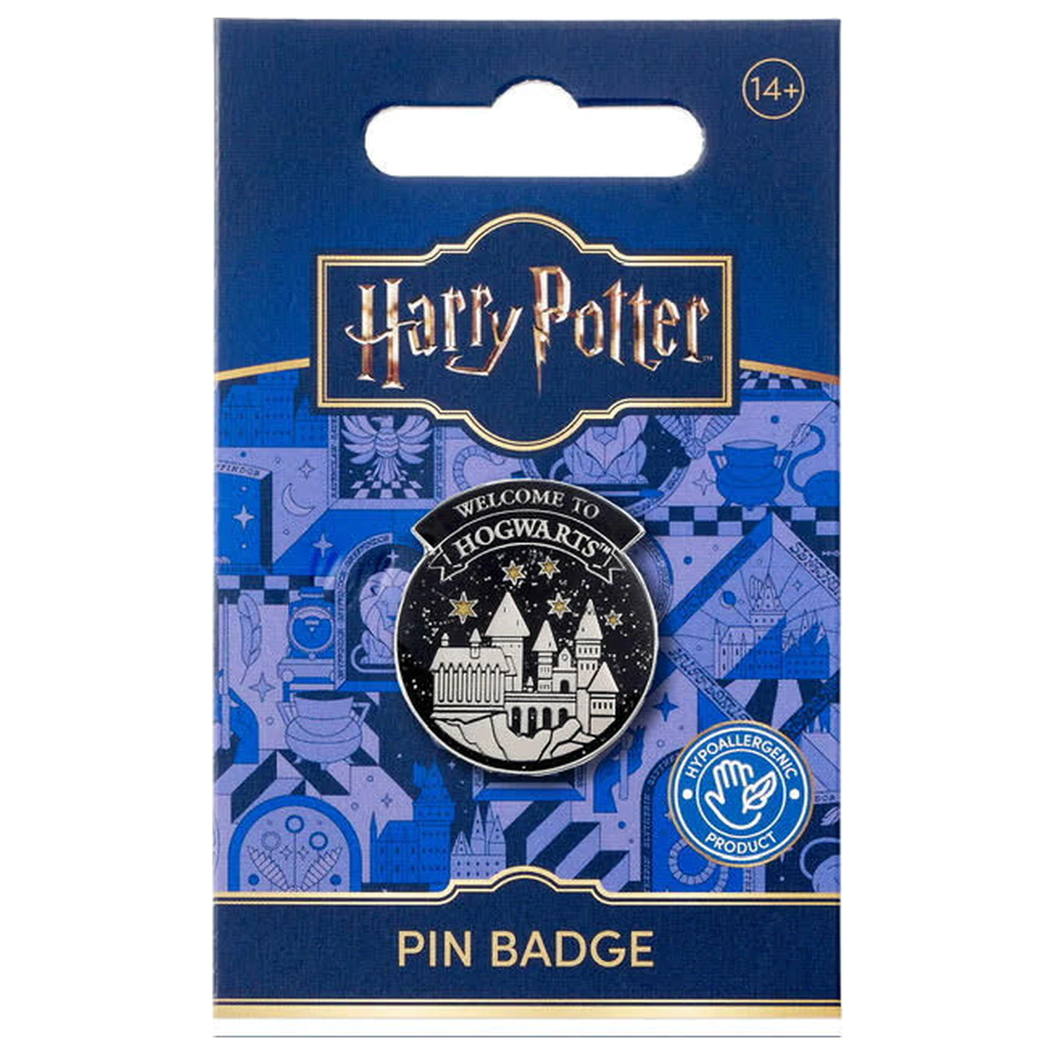 Harry Potter Welcome to Hogwarts Pin Anstecker Produktfoto