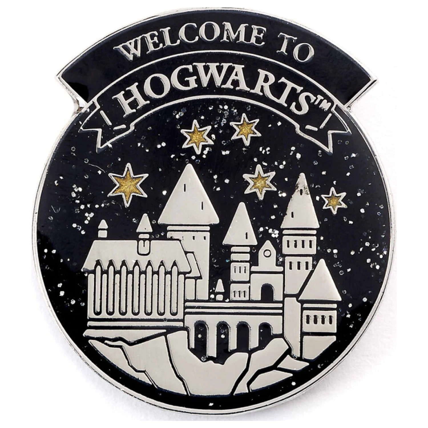 Harry Potter Welcome to Hogwarts Pin Anstecker Produktfoto