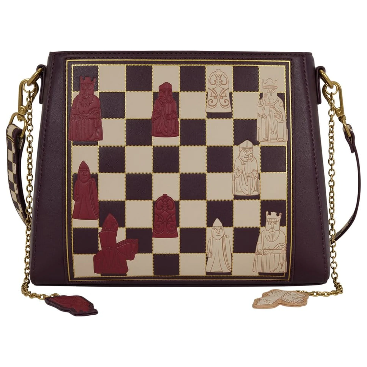 Harry Potter by Loungefly Umhängetasche Wizard Chess mit spielbaren Figuren Produktfoto