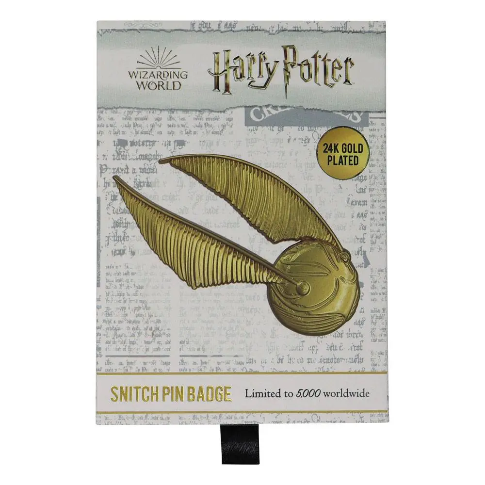 Harry Potter XL Premium Ansteck-Pin Oversized Snitch (vergoldet) Produktfoto