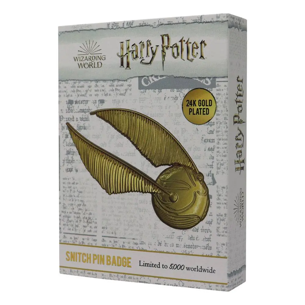 Harry Potter XL Premium Ansteck-Pin Oversized Snitch (vergoldet) Produktfoto