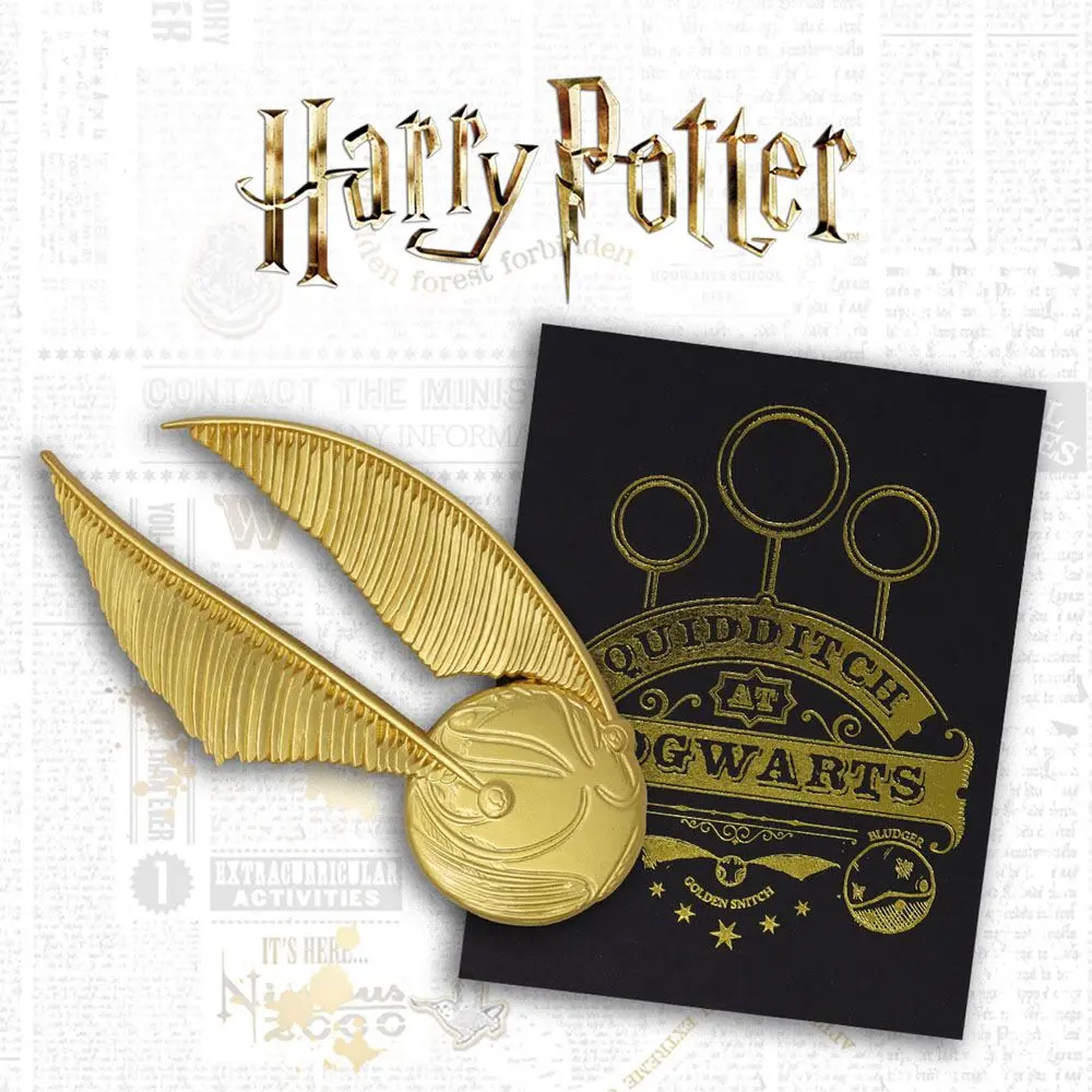 Harry Potter XL Premium Ansteck-Pin Oversized Snitch (vergoldet) Produktfoto