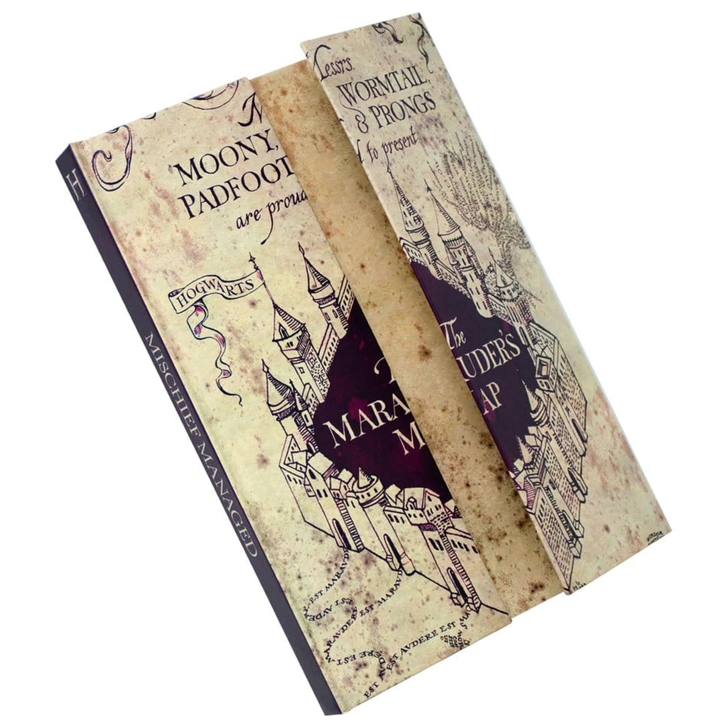 Harry Potter Notizbuch A5 Karte des Rumtreibers Produktfoto