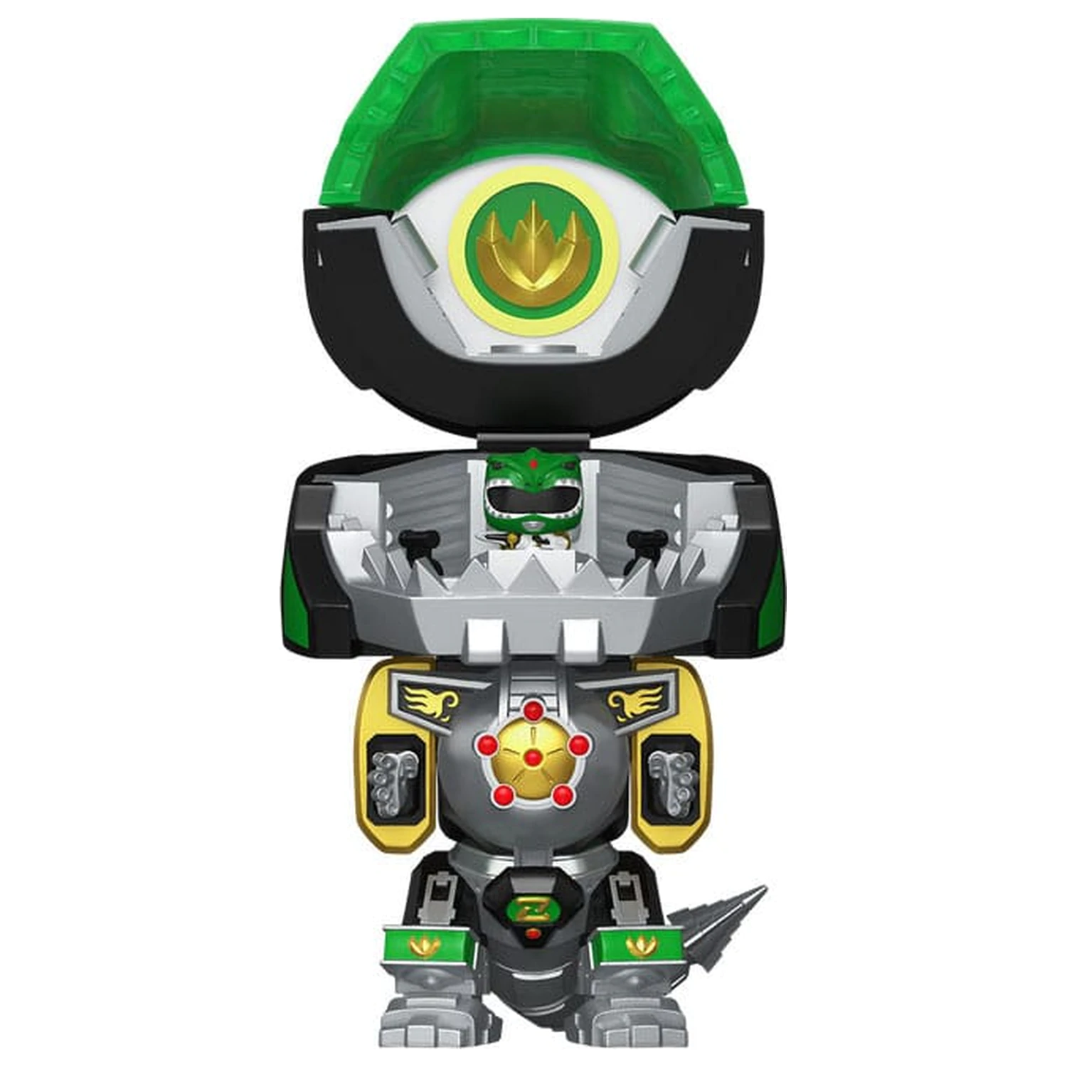 Hasbro Bitty Funko POP! Bots Figur PR- Dragon Zord mit GR Ranger 11,7 cm Produktfoto