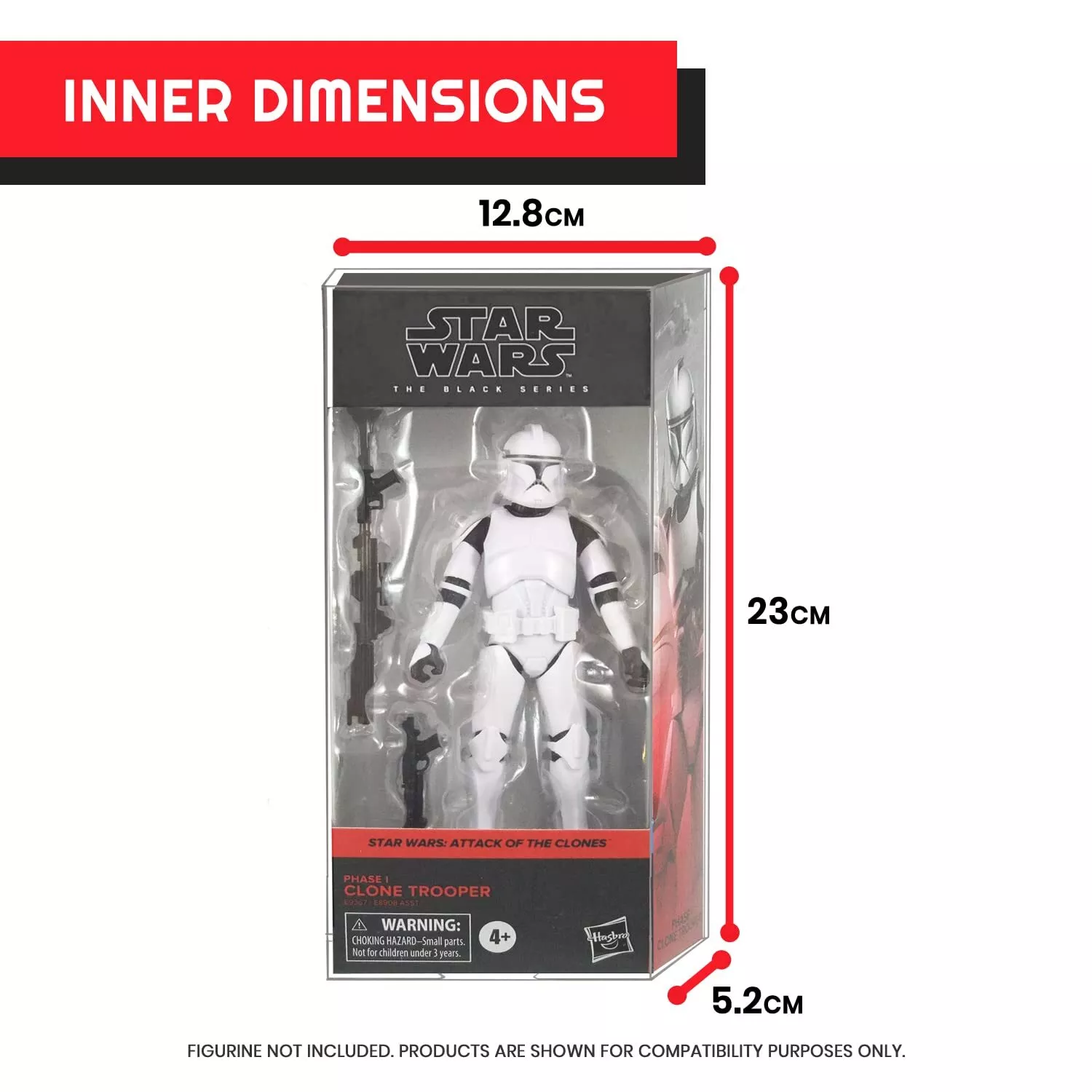 Hasbro Star Wars The Black Series 10-er Pack side box Protector Produktfoto