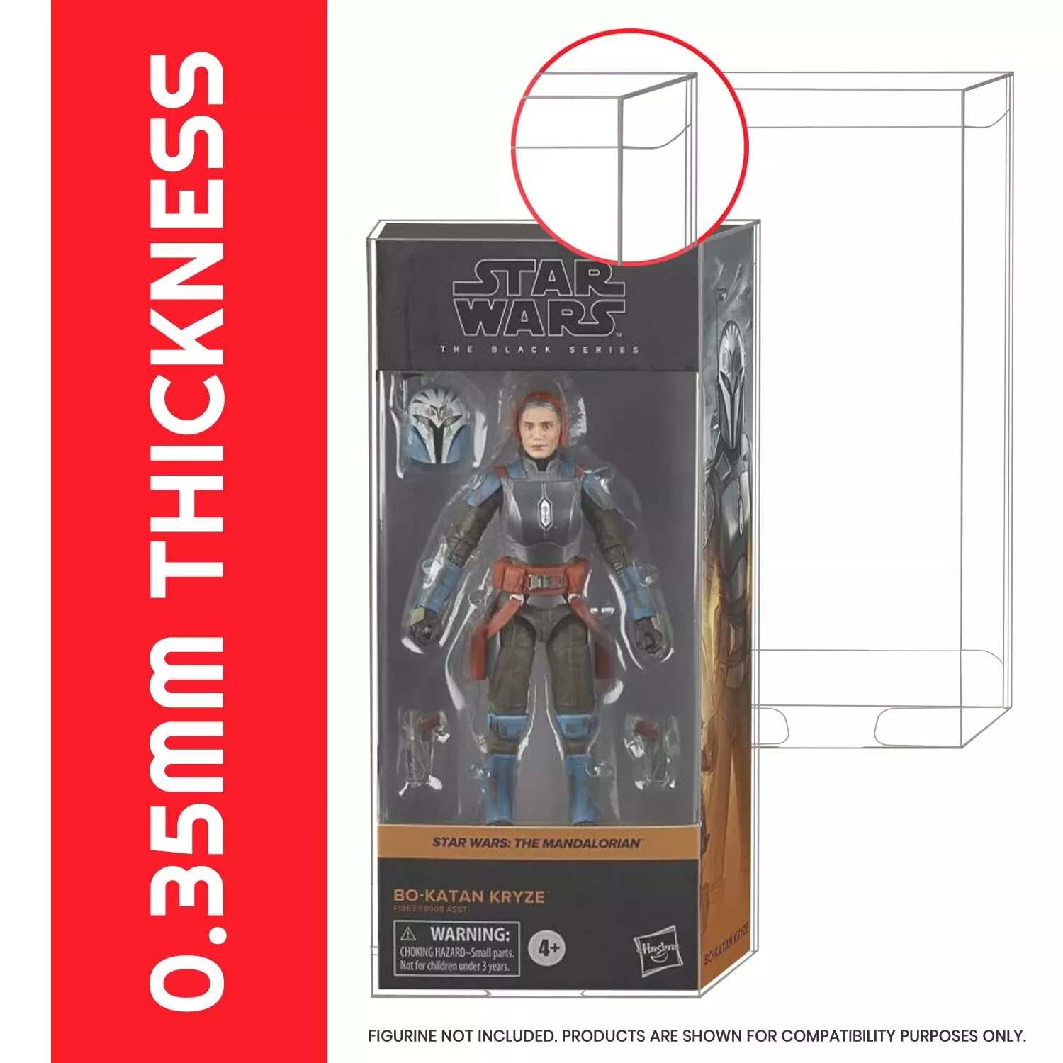 Hasbro Star Wars The Black Series 10-er Pack side box Protector Produktfoto