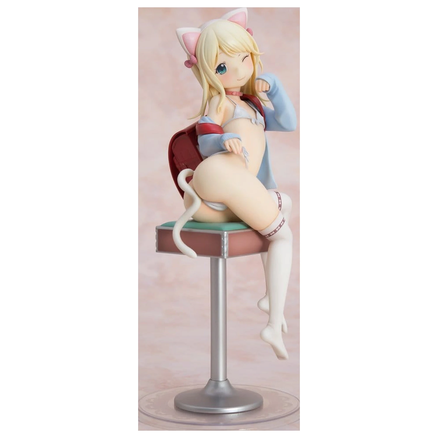 Hatsukoi Ribbon PVC Figur 1/6 Yuu White cat Ver. 25 cm Produktfoto