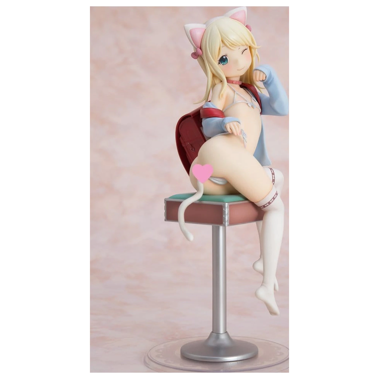 Hatsukoi Ribbon PVC Figur 1/6 Yuu White cat Ver. 25 cm Produktfoto