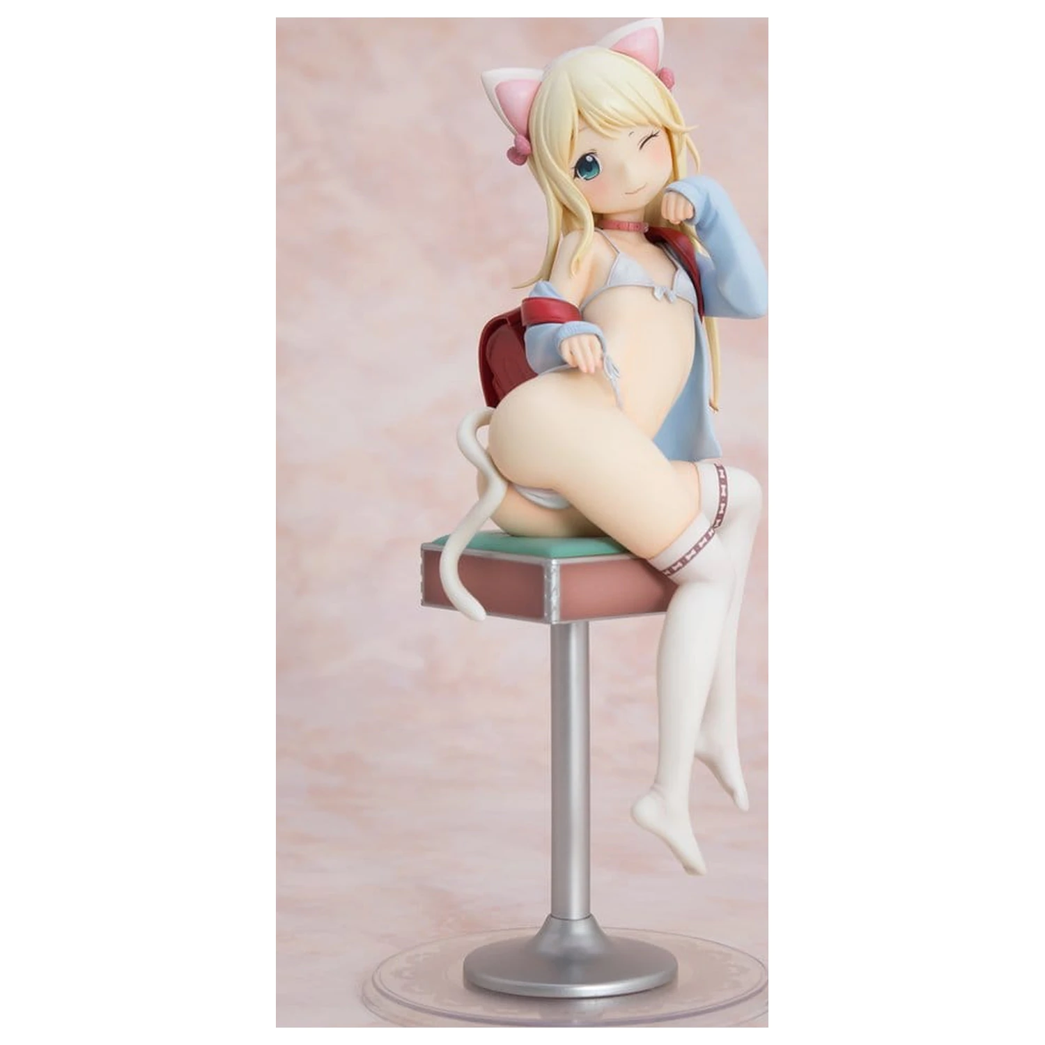 Hatsukoi Ribbon PVC Figur 1/6 Yuu White cat Ver. 25 cm Produktfoto