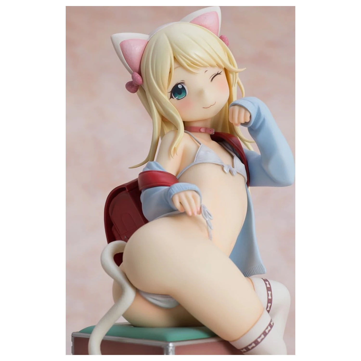 Hatsukoi Ribbon PVC Figur 1/6 Yuu White cat Ver. 25 cm Produktfoto