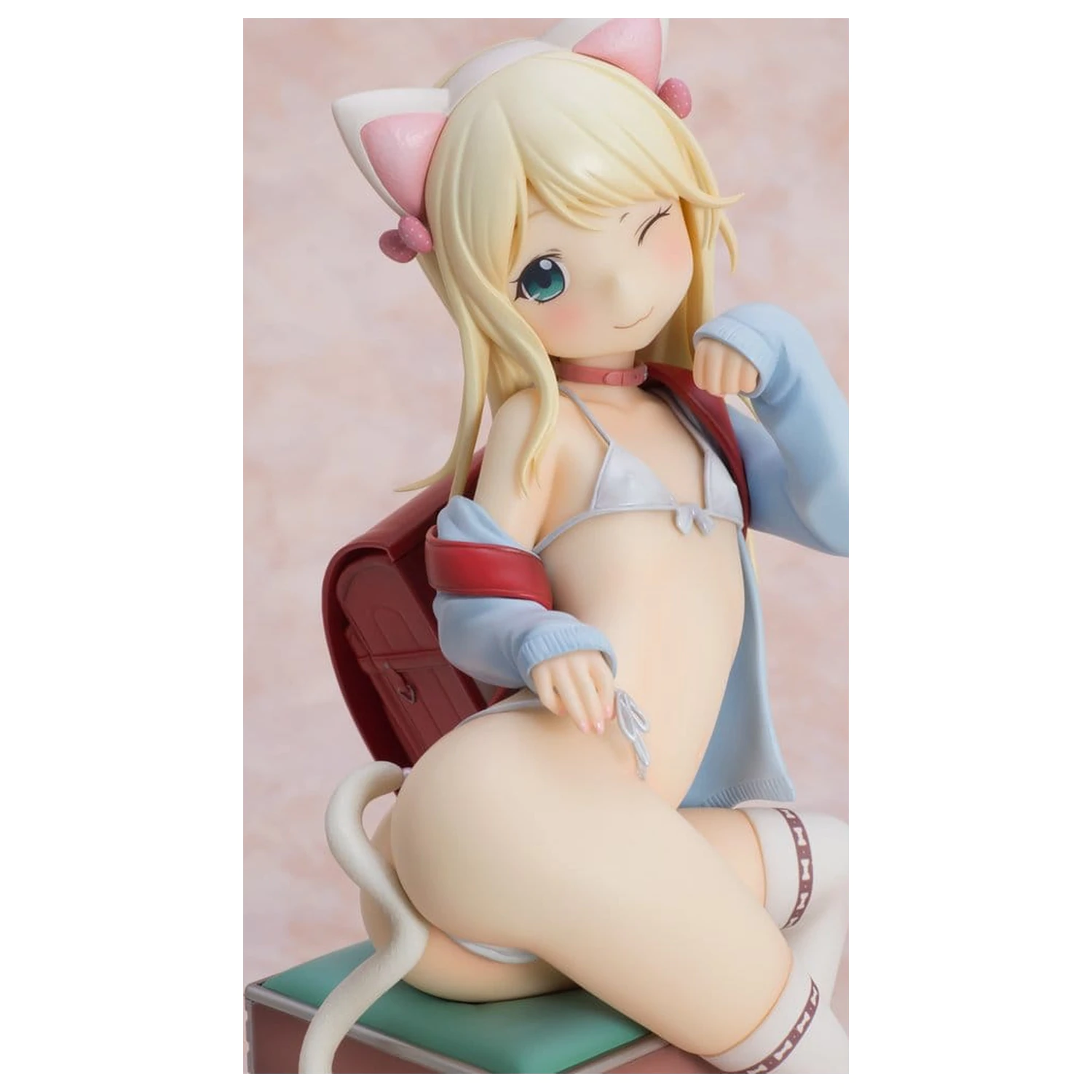 Hatsukoi Ribbon PVC Figur 1/6 Yuu White cat Ver. 25 cm Produktfoto