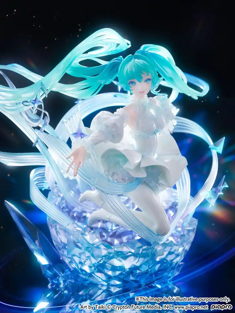 Hatsune Miku PVC Statue 1/7 Hatsune Miku - Crystal Dress Ver. 22 cm Produktfoto